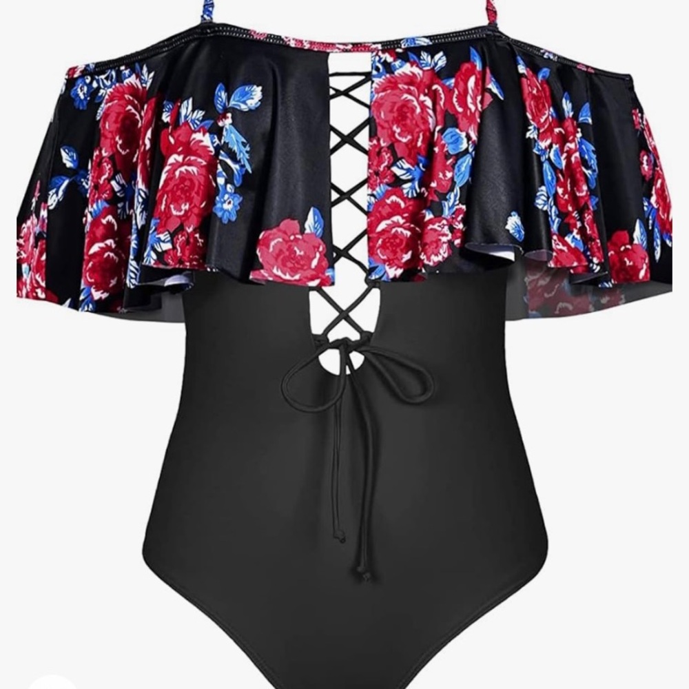 NWT Off the Shoulder Bathing Suit